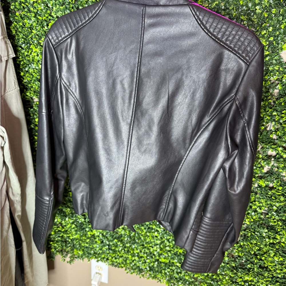 Ci Sono Black Leather Jacket